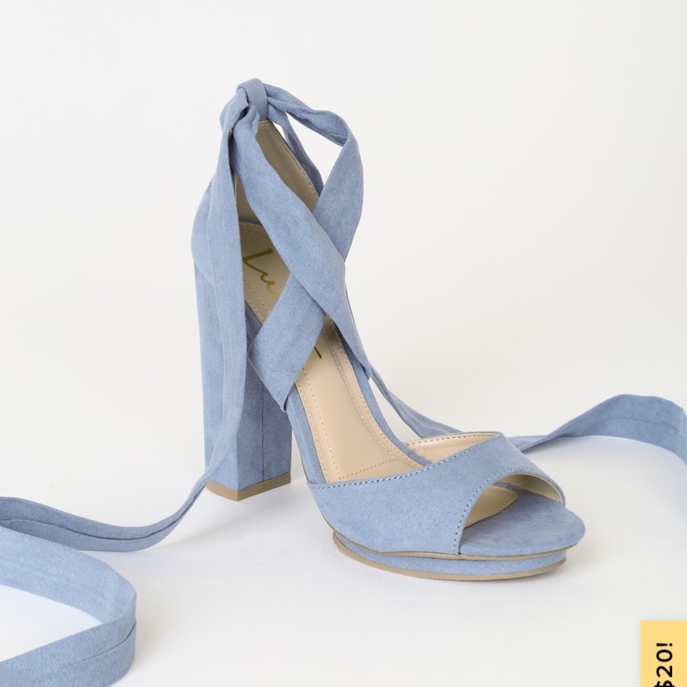 Blue heels